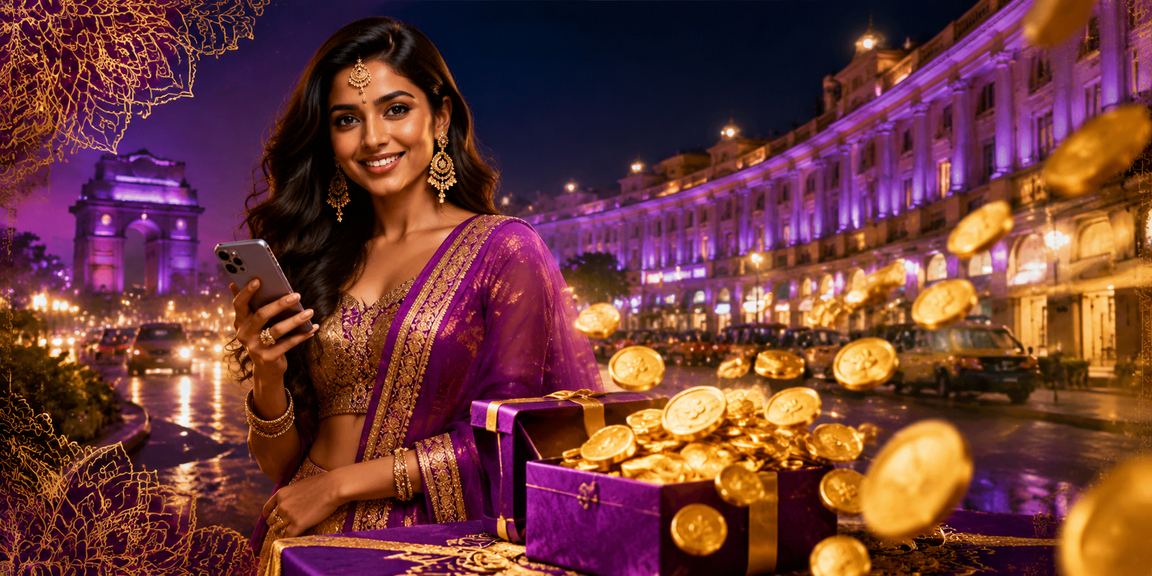 Professional live casino dealer presenting cards in Indian online platform